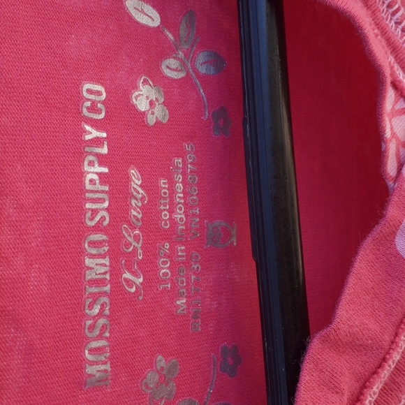 Mossimo Supply Co. Pink V-Neck Blouse, Size XL - Picture 3 of 8